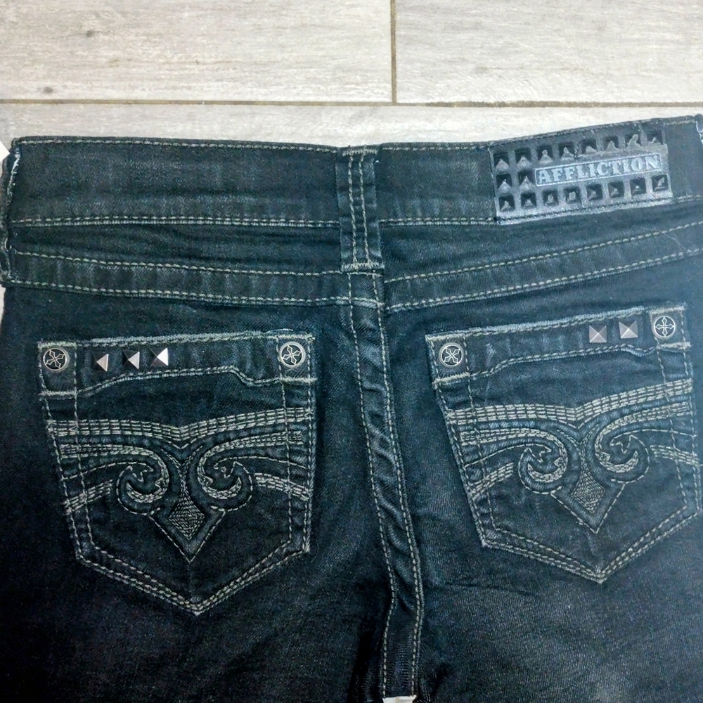 Affliction Women Jeans with Studded Details